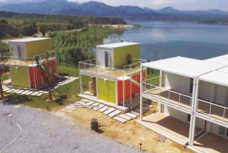 模塊化箱式房組合建筑-風景區別墅